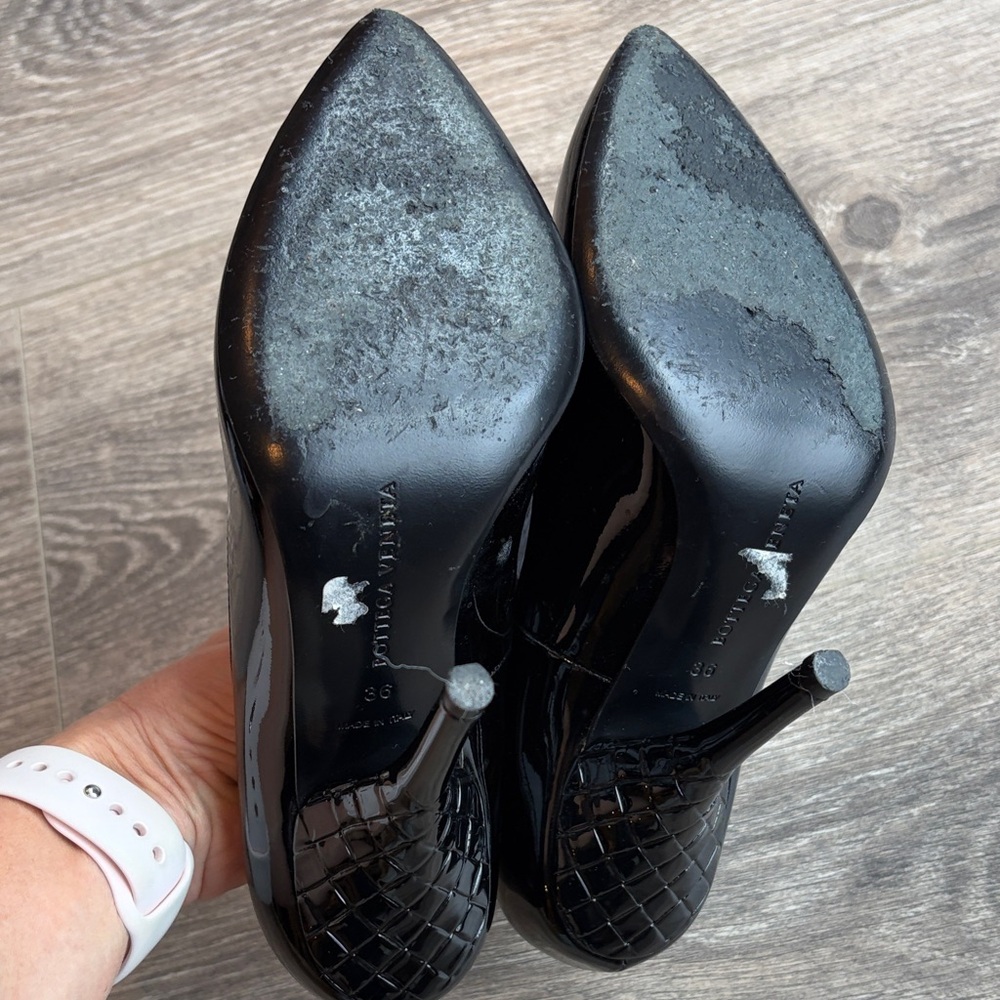 Bottega Veneta Patent Black Heel Size 36 - Picture 6 of 9